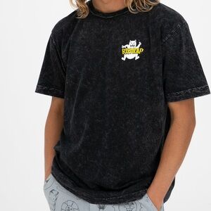 RIPNDIP BLACK MINERAL WASH HOCUS POCUS TEE NWOT